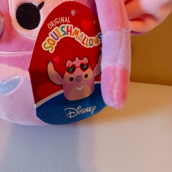 Disney Stitch x Squishmallow 6.5 valentines angel plush BNWT VHTF RARE - Picture 6 of 8